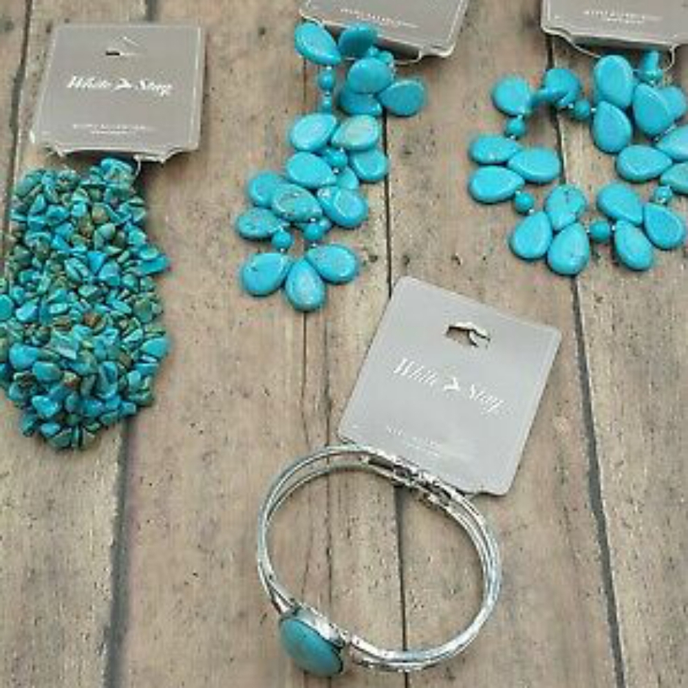 White stag bracelet set